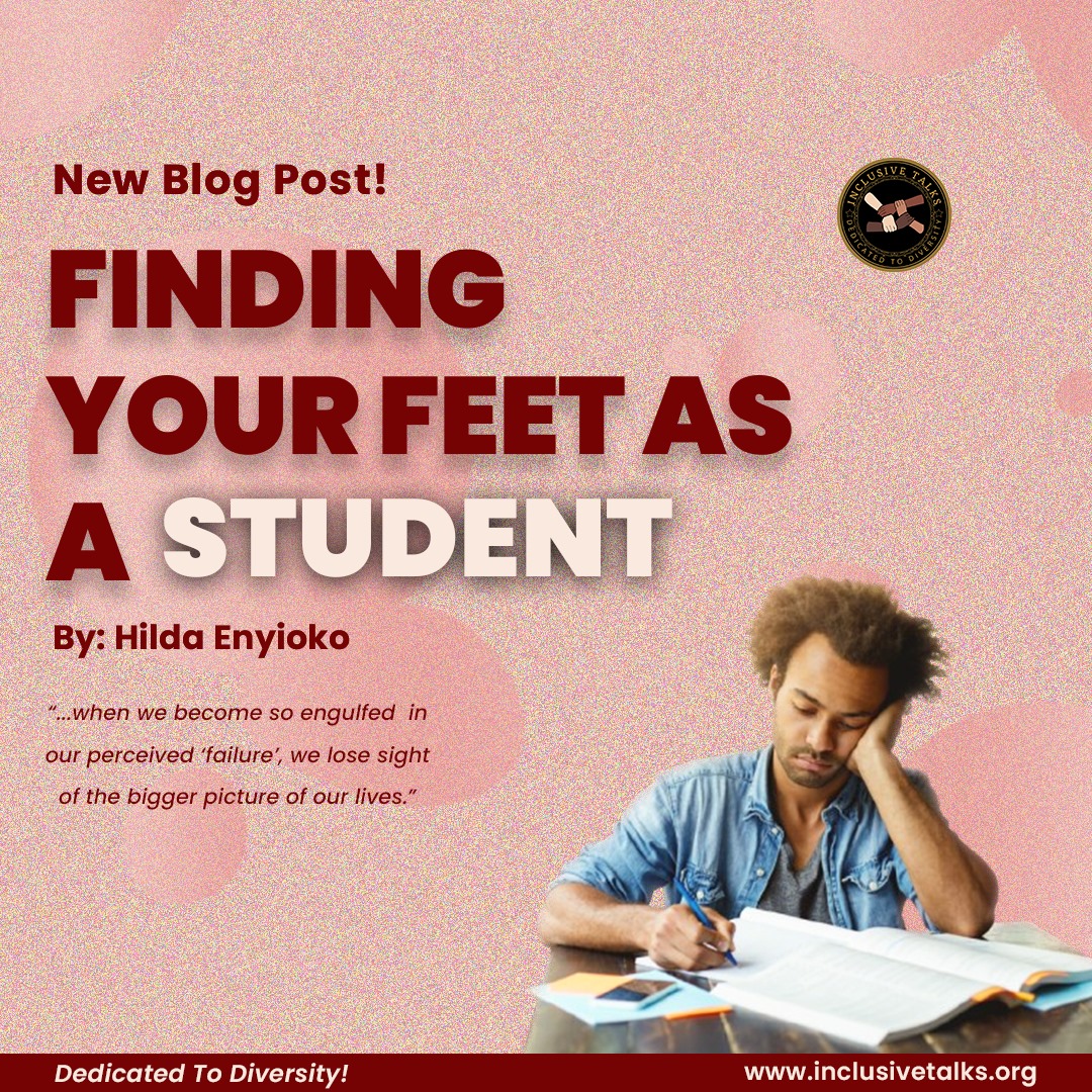 InclusiveTalks's tweet image. We've got a new post on our blog 🤭

As students, we often struggle with finding our place in university, especially when our expectations aren't met.

It is important that we learn to walk through this process healthily. 

Read here: _bit.ly/finding-your-f…