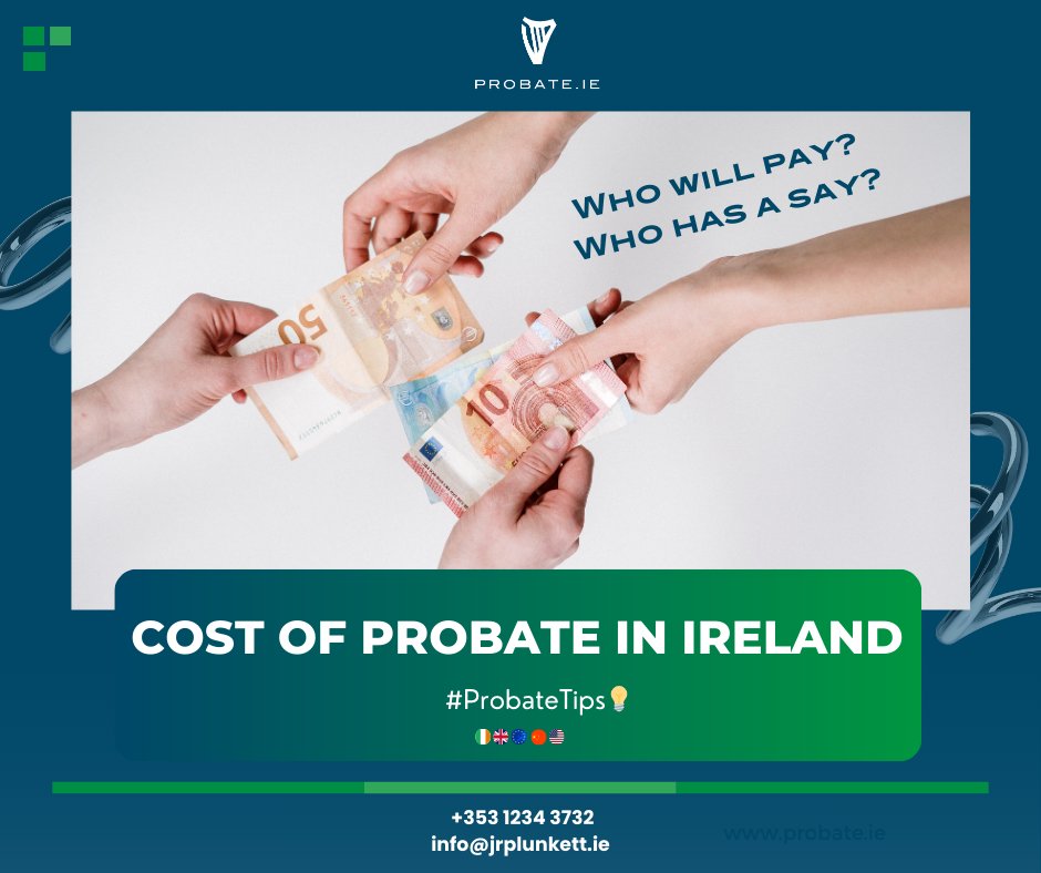 ProbateIE's tweet photo. #ProbateTips💡 
#Irish #Probate #Costs: Who will pay? Who has a say?
👉https://t.co/FN7AGAuUJH

#Probateie #probateireland #lastwill #EstateAdministration #LegalAssistance #family #legal #dublin #cost https://t.co/1dwGKchAr1