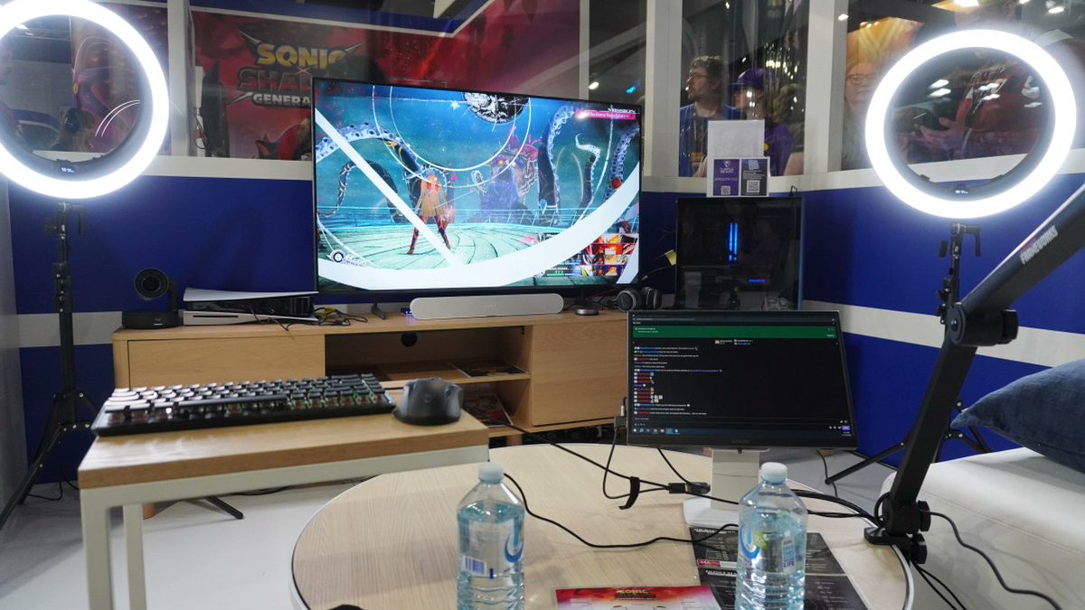 zazzastack's tweet image. My @PAXAus weekend was AMAZING. And what better way to start off the convention than a stream with @SEGA in their private stream booth! 🤩

Thank you guys so much for inviting me to this insane opportunity, I had an absolute blast playing the new #SonicXShadowGenerations  &amp;amp;…