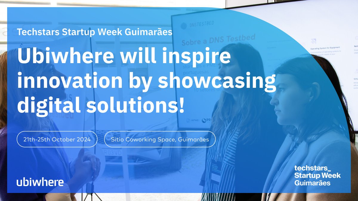 ubiwhere's tweet image. 📢 Techstars Startup Week Guimarães: are you ready for us? 🙌 

📌 @ubiwhere will be at this event to inspire all to innovate by presenting our digital solutions! 

🔎 Find out more about the #DigitalNervousSystemTestbed! Join us in this initiative!

startupweekguimaraes.co