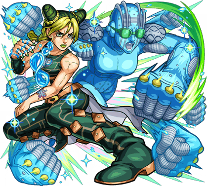 JJBAVD's tweet photo. Monster Strike Collab - Jolyne Cujoh &amp; Stone Free https://t.co/Og3w2sAT9Q