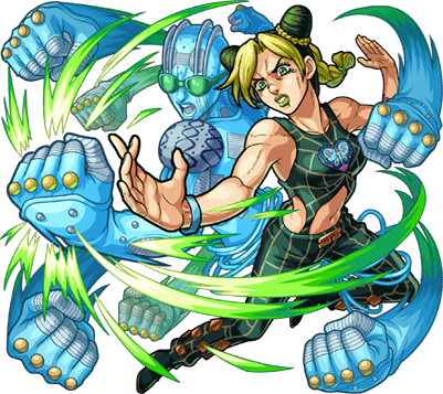 JJBAVD's tweet photo. Monster Strike Collab - Jolyne Cujoh &amp; Stone Free https://t.co/Og3w2sAT9Q