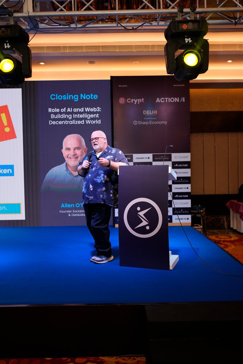 BcryptGlobal's tweet photo. A perfect closing to #Bcrypt2024 with @DataBytesAI  inspiring note! 💡 The future of #Blockchain, #Crypto, and #Web3 looks brighter than ever.

#BCrypt #BCryptIndia #Web3Conference #Delhi https://t.co/DT2bn44b0u