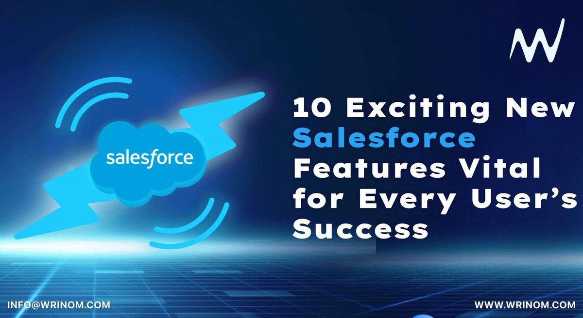 Wrinomsolution's tweet image. New Salesforce Features to Boost Your Success: 10 New Updates
visit here: wrinom.com/discover-the-n…

#Einsteinsearch #PipelineInspection #RefiningFilters #Salesforcefeatures #Salesforcereports #todolist #TrailblazermeProfile