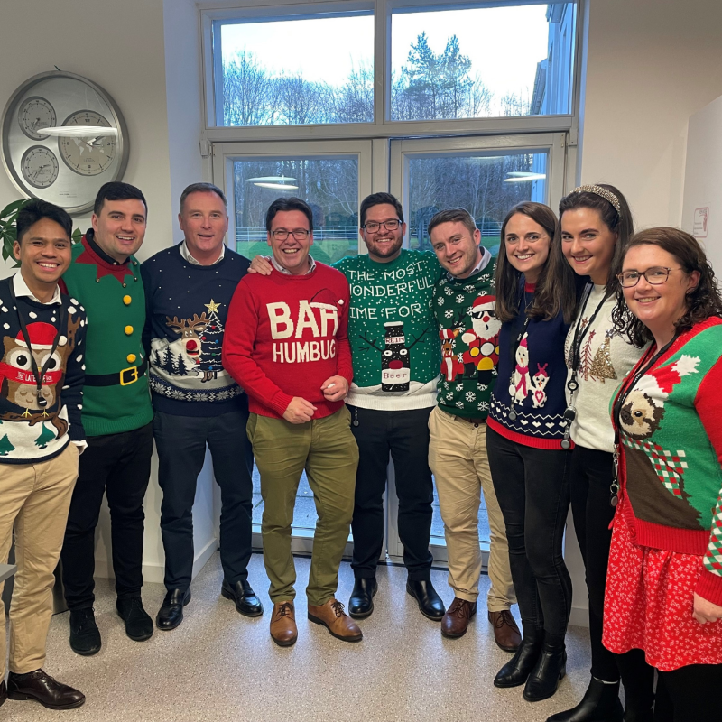 LauraLynnHouse's tweet photo. 🎅 Corporate Giving, Festive Fun!
This December, make your workplace merry while supporting LauraLynn Ireland’s Children's Hospice. Join our Christmas Jumper Day and raise vital funds. Register today!