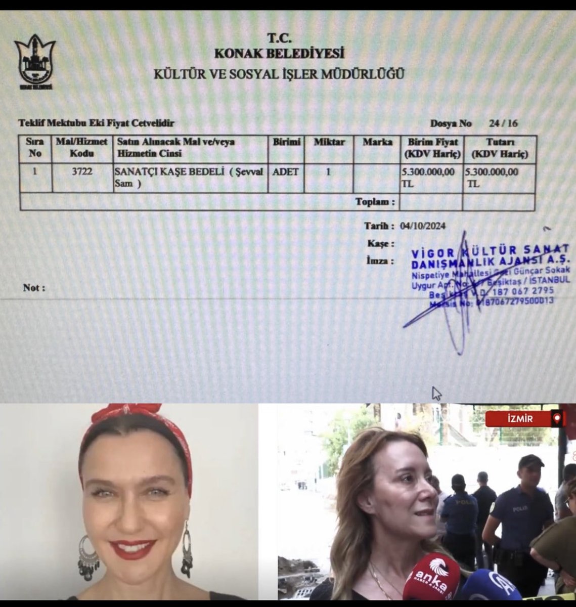 zafersahin06's tweet photo. Enflasyon sanatçıların da hayat standartlarını geriletti.

Bu sebeple Şevval Şam, 29 Ekim’de İzmir-Konak’ta vereceği konserin kaşesini 5 Milyon 300 bin lira olarak güncelledi.

Bir başkadır belediyelerimiz ve sanatçılarımızın Cumhuriyet Bayramı sevgisi, coşkusu. https://t.co/8b93zNaVpI