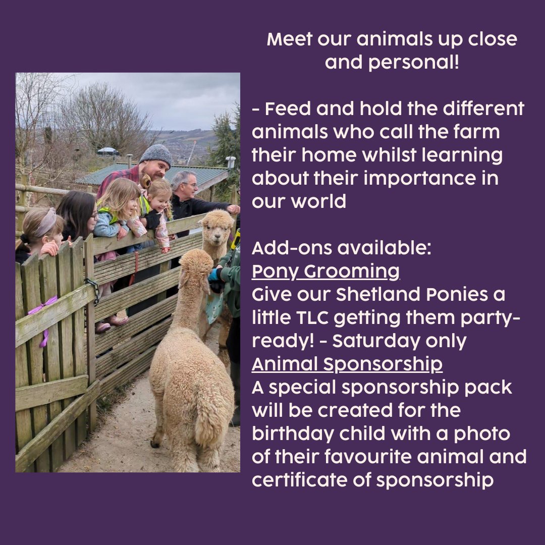 Bath City Farm (@bathcityfarm) on Twitter photo Now booking into 2025!
Celebrate your child's birthday at the Farm!
Click the link below to complete the enquiry form or email info@bathcityfarm.org.uk
bathcityfarm.org.uk/birthday-parti… Now booking into 2025!
Celebrate your child's birthday at the Farm!
Click the link below to complete the enquiry form or email info@bathcityfarm.org.uk
bathcityfarm.org.uk/birthday-parti…