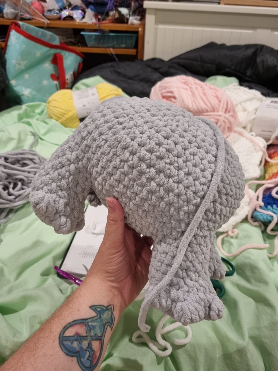 TheBumbleKitty's tweet photo. So I'm currently making a moo Deng and Lord is it chonky https://t.co/Lh5sExho8L