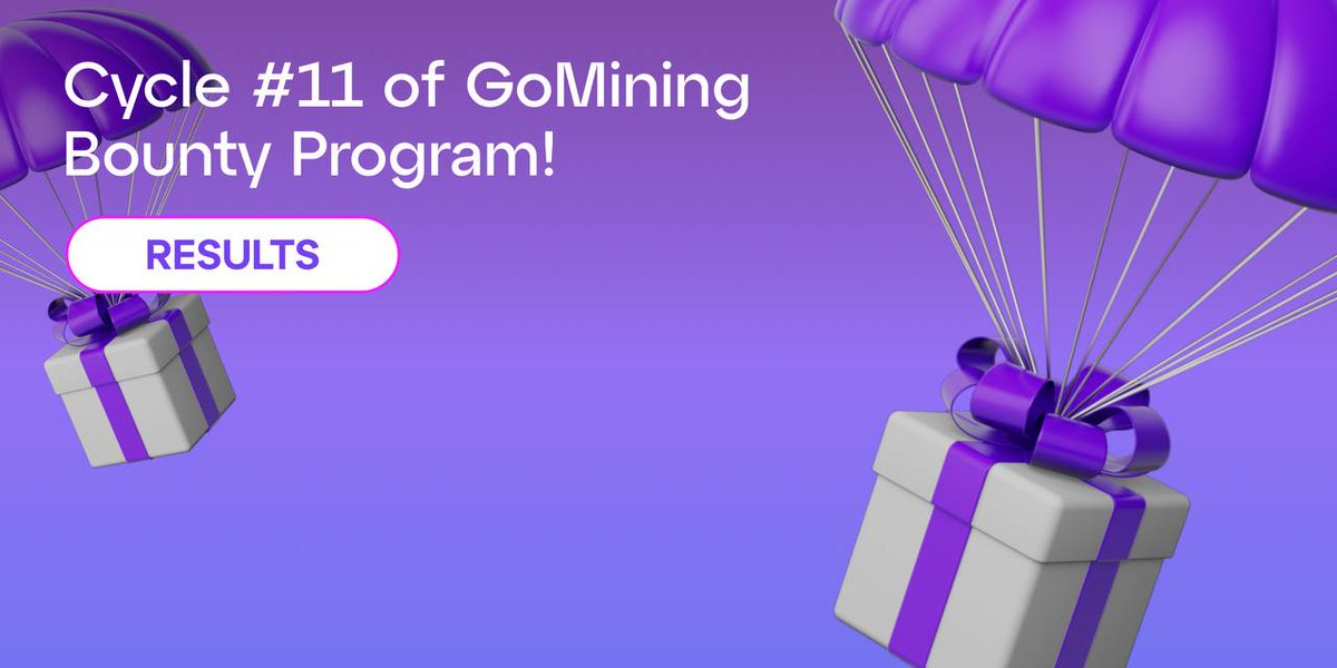 GoMining's tweet photo. 🌟 GoMining Bounty Program: Cycle 11 Results 

Every week, we distribute 10,000 $GOMINING tokens to our most active community members based on the bounty points they earn. The results for the past week are in!

🏆 Check out the Cycle #11 Leaderboard 

This week’s top winner grabs 139 $GOMINING.

Stay active on our socials, complete bounty tasks, and rack up points for your shot at weekly token rewards.

👉 Want in on the next drop? Start now!

#GoMiningBounty