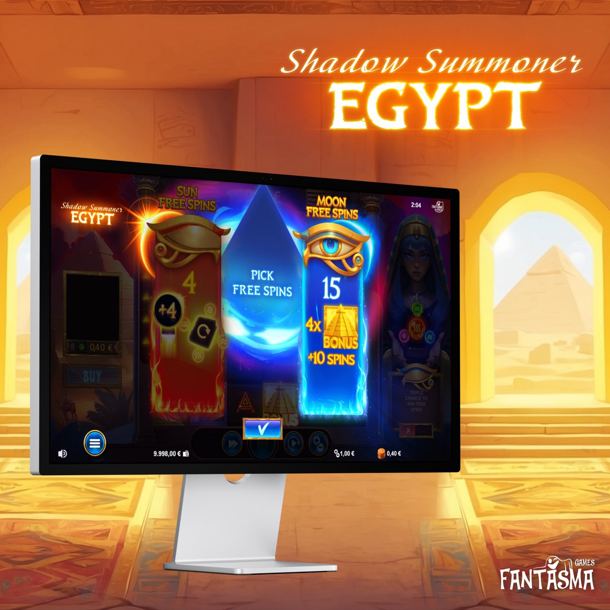 fantasma_faga's tweet photo. Seek the Sun and Moon in our new #slot, Shadow Summoner Egypt! 

🌞  Sun Free Spins: 4 spins, guaranteed tomes, and growing multipliers!
🌙  Moon Free Spins: 15 spins, +10 more with bonus symbols!

🔞 Gamble responsibly | https://t.co/5SAYqDShlt

#iGaming https://t.co/RATeJbCSb9