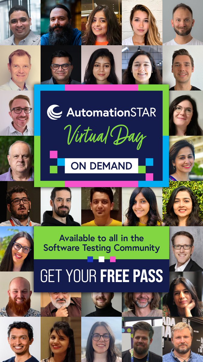 🎉 Mark your calendars! On 24th Oct, #AutomationSTAR  Virtual Day is bringing top speakers to you, wherever you are! 🤖 Learn from some of the best minds in the industry – for FREE! 💻 automation.eurostarsoftwaretesting.com/virtual-day/ #VirtualDay #TestAutomation #Training