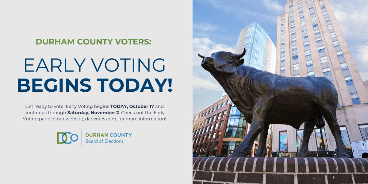 dcovotes's tweet photo. Early voting for the Statewide General Election has begun! To find an early voting location and check wait times ➡️ https://t.co/ab7oEnBnF5
Need more information on Early Voting? Go to https://t.co/ioWR9cewdS
#dcovotes https://t.co/dVWfFqMnsO