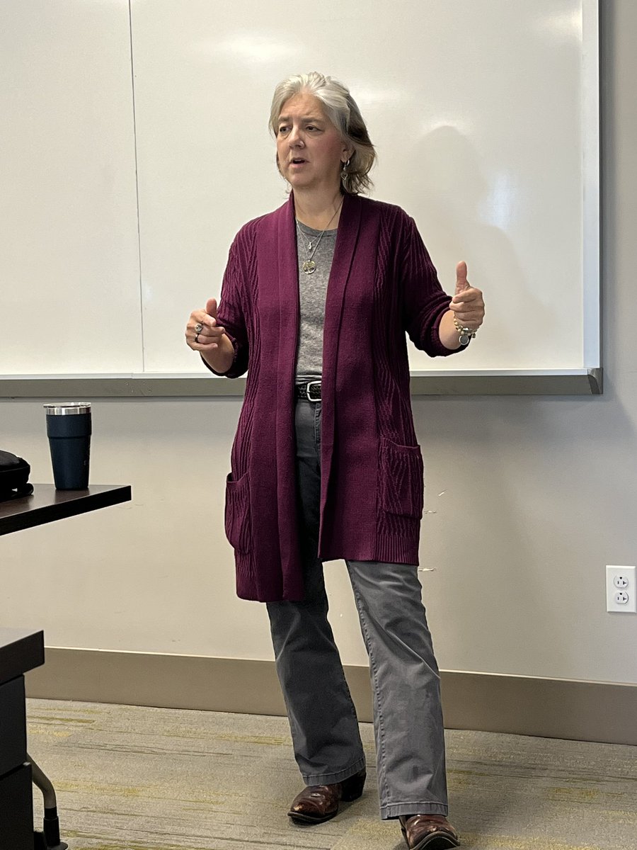Many thanks to Barbara Boyer, a longtime law enforcement reporter, for speaking to students in the News Reporting 2 class this week.