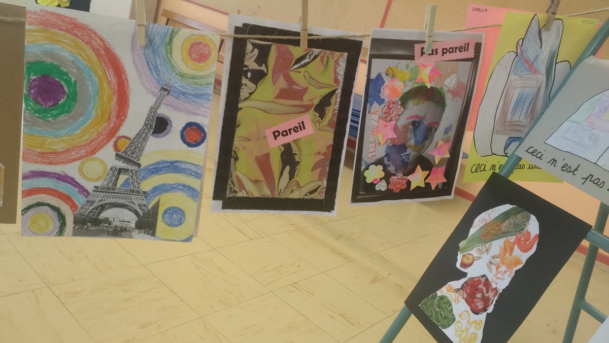 #REP #PEAC  Exposition à l'école "Pareil, pas pareil"??
@LaGrandeLessive