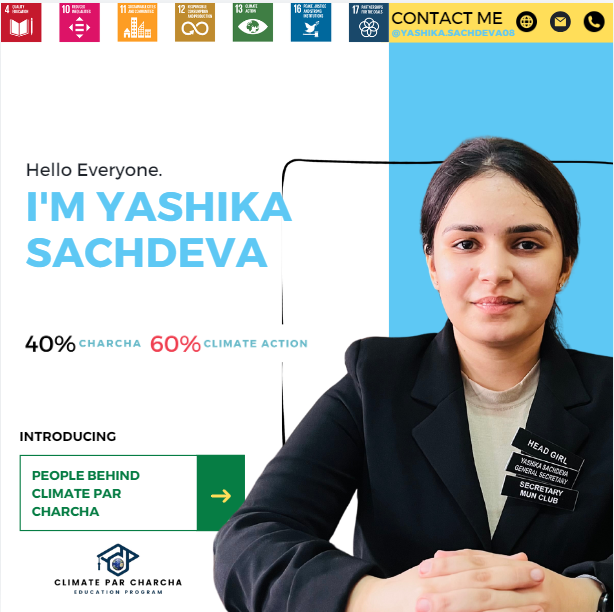 climate_cosmos's tweet photo. Introducing People behind CPC!
@yashika8105, an Economics major at Miranda House, DU, is the driving force behind Climate Cosmos. As the Coordinator for @fffuttarpradesh and @fridaysforfuturelucknow, she has been a climate activist since 15 years of age and continues to do so! https://t.co/oD2UV2l6i5