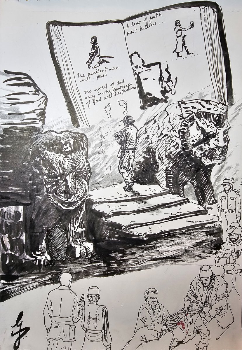 Day 17 - Journal 

In The Last Crusade, Indiana Jones uses his father's journal to get through the traps to get to the holy grail

#inktober #inktober2024 #indianajones #indianajonesandthelastcrusade