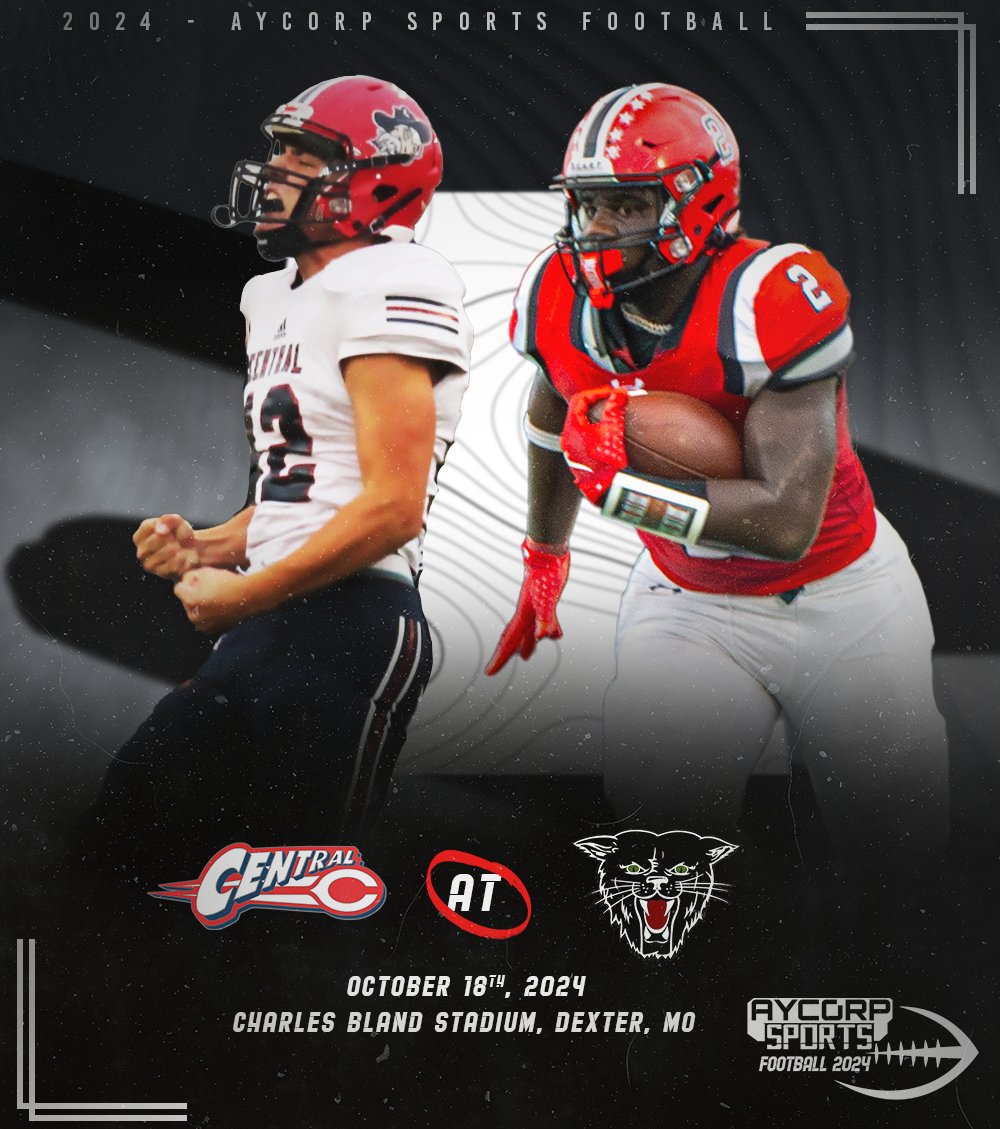 The Central (Park Hills) Rebels (5-2) visit the Dexter Bearcats (7-0) under the Friday Night Lights!  Can the Rebels contain Bearcat Jett Grams (11.5 yd/carry, Avg. 103 yds/game)?  FIND OUT on AYCORP SPORTS, Friday Night at 7:00 pm!
youtube.com/watch?v=G4dLud…