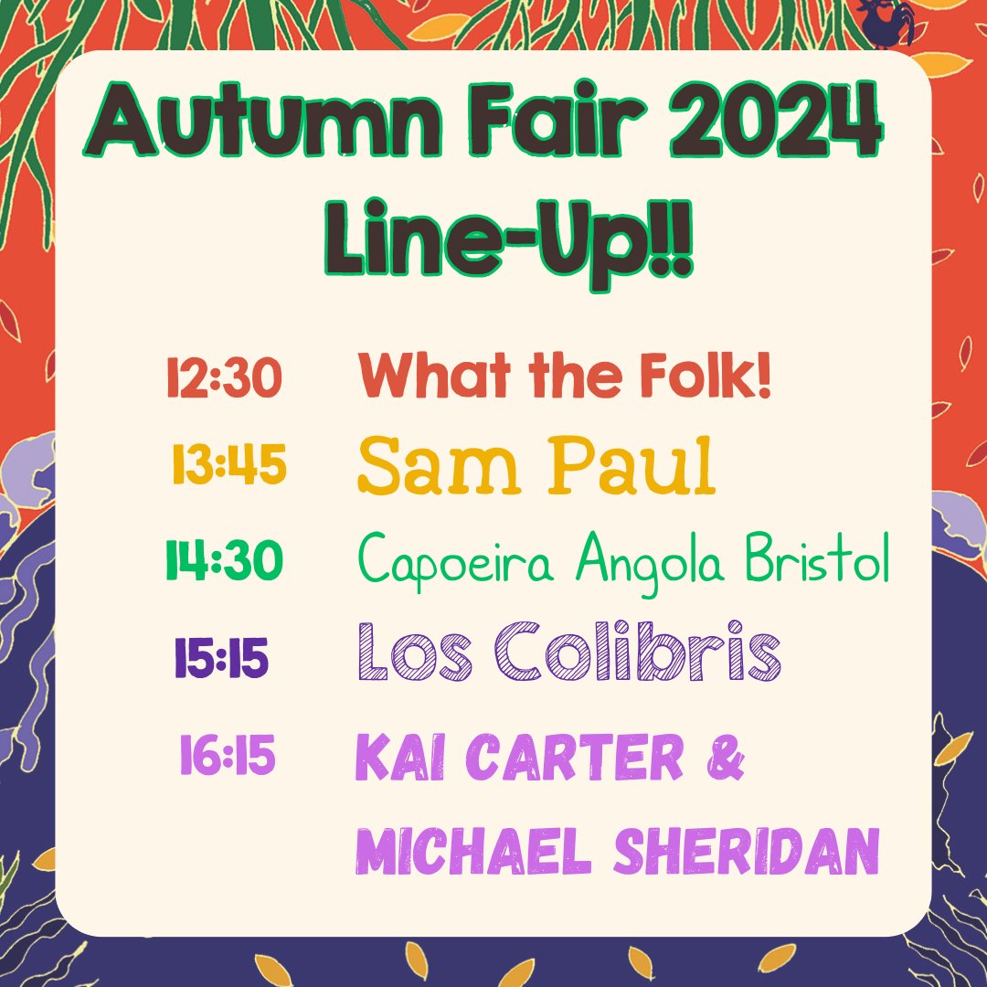 We've got such an amazing musical line-up for Saturday! Grab your dancing boots and come along 🤠
#AutumnFair2024