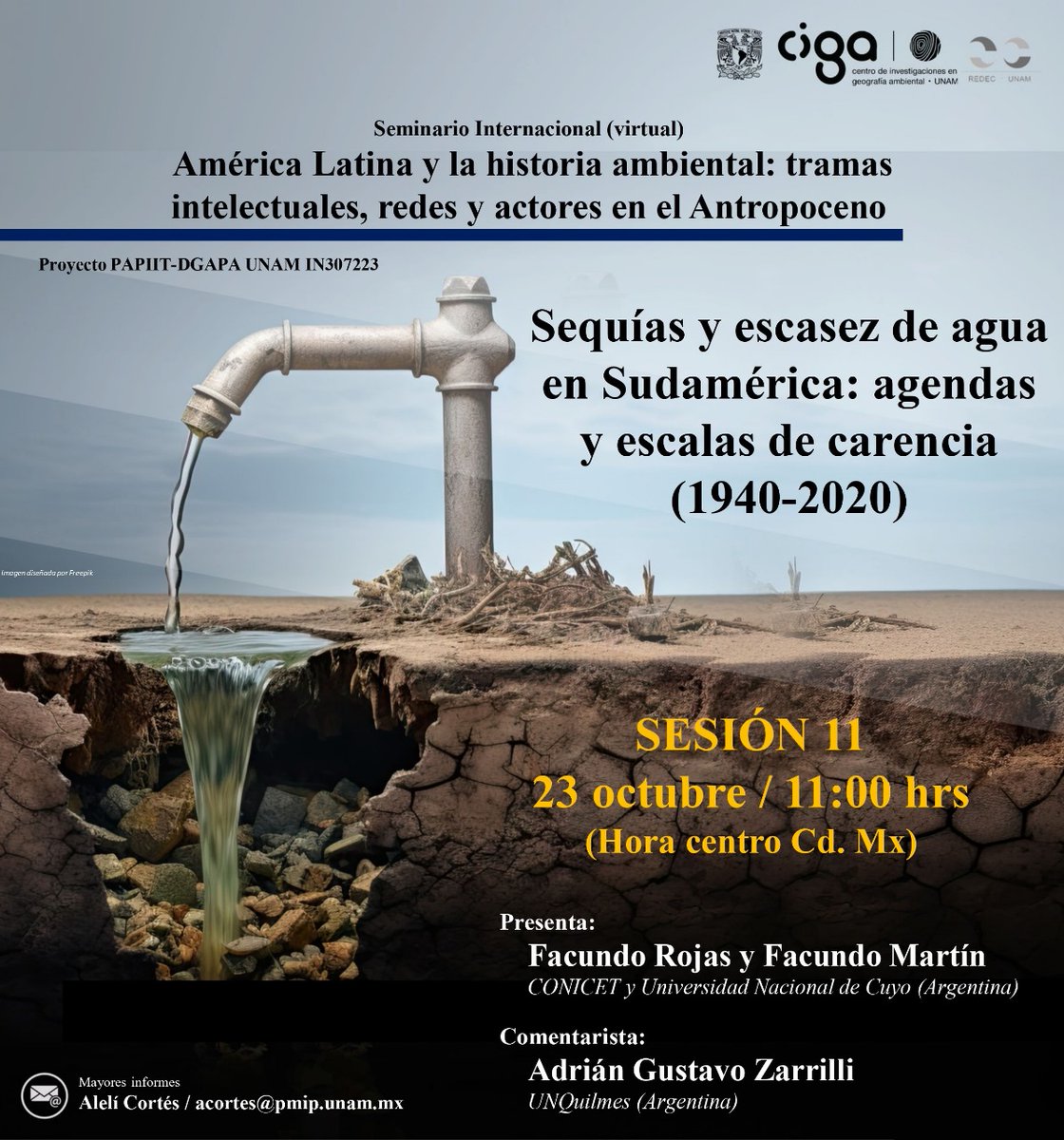 Cordialmente invitad@s! Se trasmite en vivo por: youtube.com/@CIGAUNAMOfici…