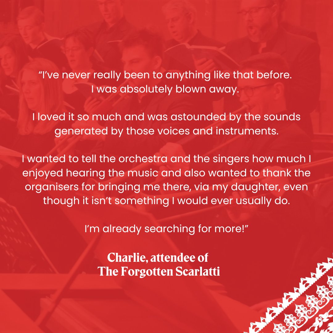 Feedback like this is like music to our ears! 🎵❤️

Charlie recently attended The Forgotten Scarlatti event without really knowing what to expect. His feedback is exactly what BREMF is all about!

🎟️ Check out our 2024 festival (happening now!): loom.ly/MljVywg