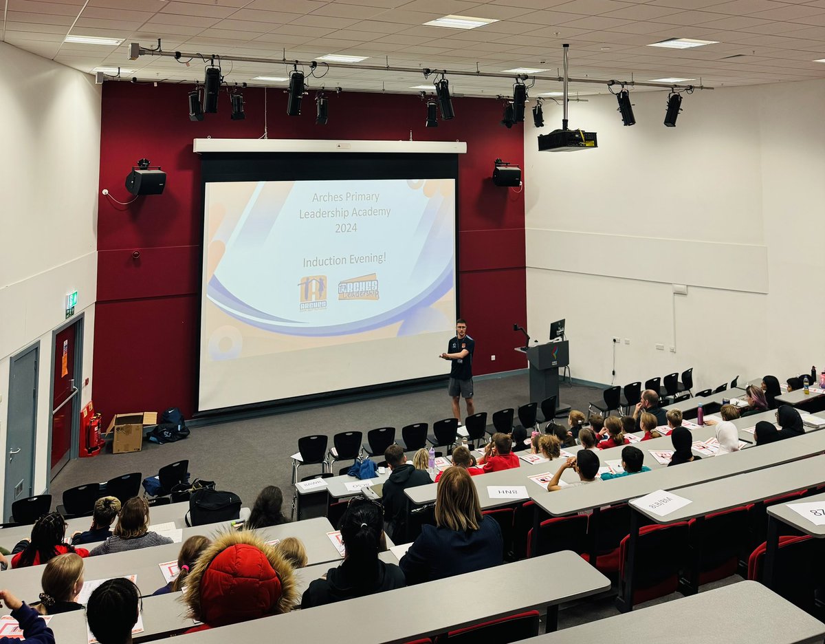 ArchesSSP's tweet photo. Thank you to the 8 schools and 60 children who joined us this evening @forgevalley for our Primary Leadership Academy! Some great qualities of sports leaders shared from the Y5/6’s with one of the top responses being inclusive 🙌 can’t wait to see how they get on back in schools! https://t.co/bZeejRGFEJ