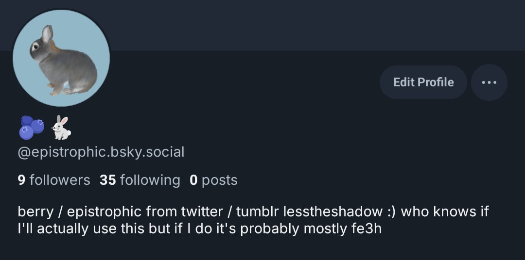 🫐🐇 mostly on bsky! tweet media