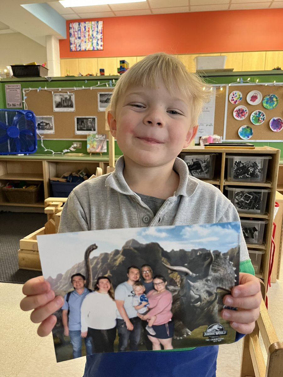 Our start of the day enjoyed sharing his family with us! He loves playing the Switch with them and eating moms home made perogies!