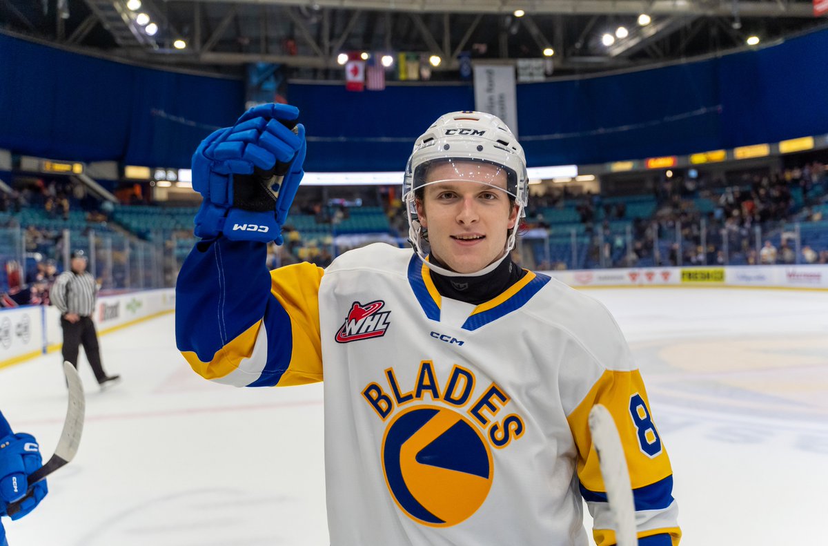 BladesHockey's tweet image. Liso checking in to remind #BladeCity it's GAME DAY!