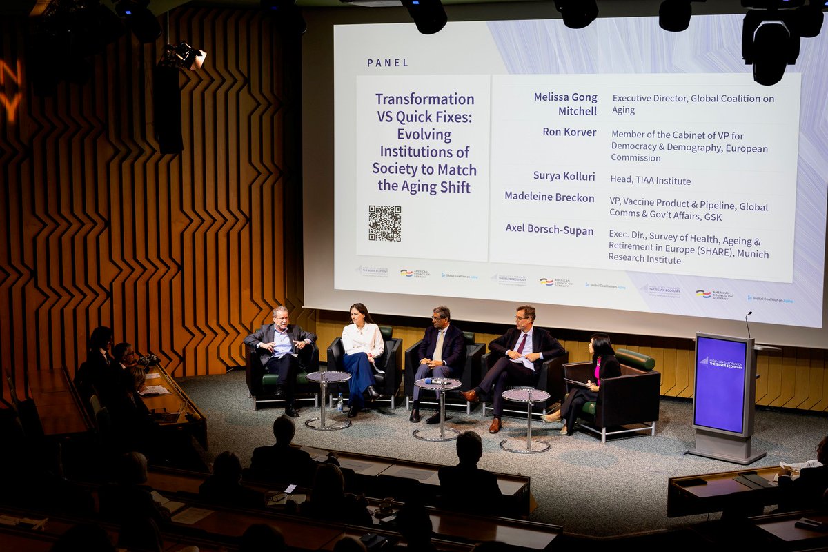 ronniekorver's tweet image. At the #SilverEconomyForum in Berlin we explored how to turn longevity into a source of strength. Moving beyond ‘quick fixes’ to a true transformation in healthcare, long term care, work &amp;amp; pensions. Here’s to a future that values healthy, active aging! #HealthyLongevity #SEF2024