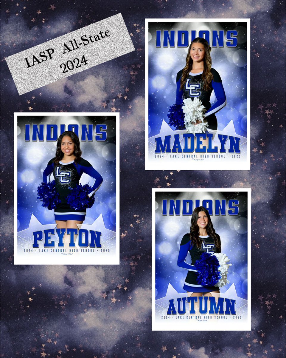Congratulations to Madelyn, Peyton and Autumn on being selected to the IASP All State team!  We are so proud of you three!!!