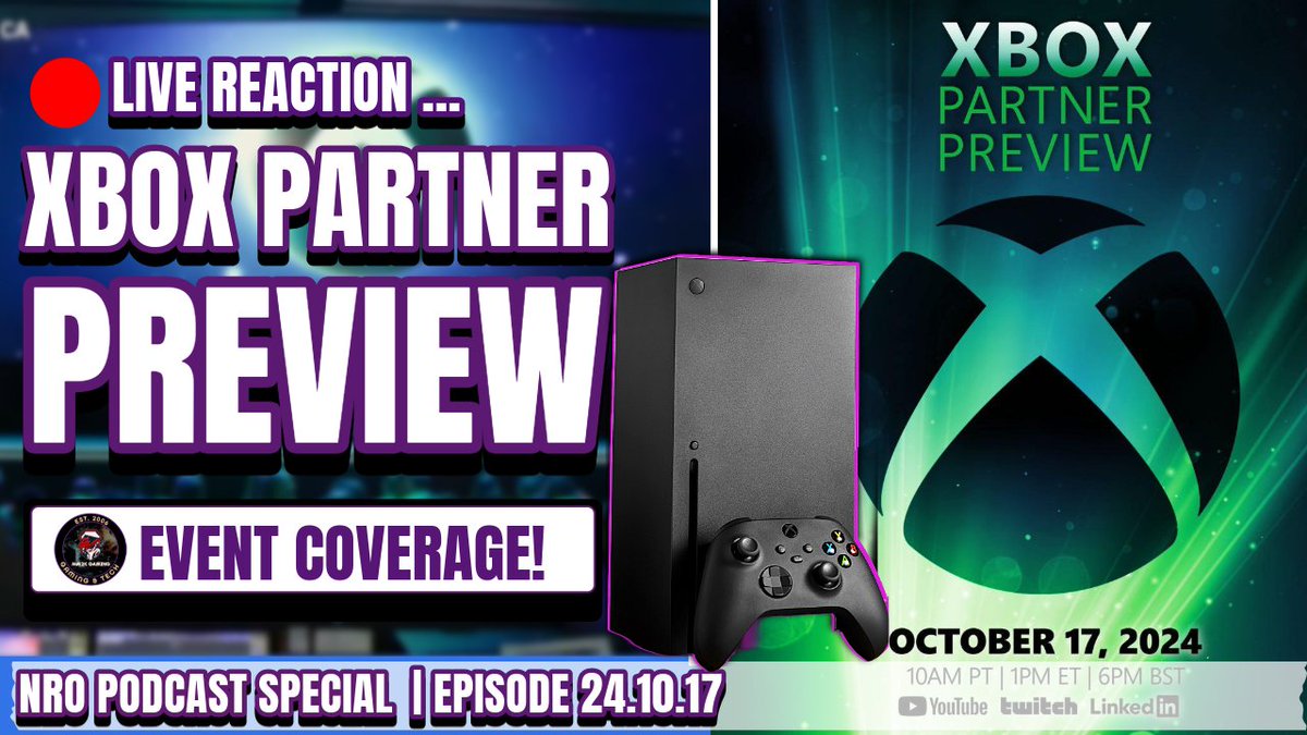 MM2KGameNetwork's tweet image. Live Reaction! | Xbox Partner Preview October 2024

youtube.com/live/UAjXiLwIv…

#XboxPreview #Xbox #MM2KGaming