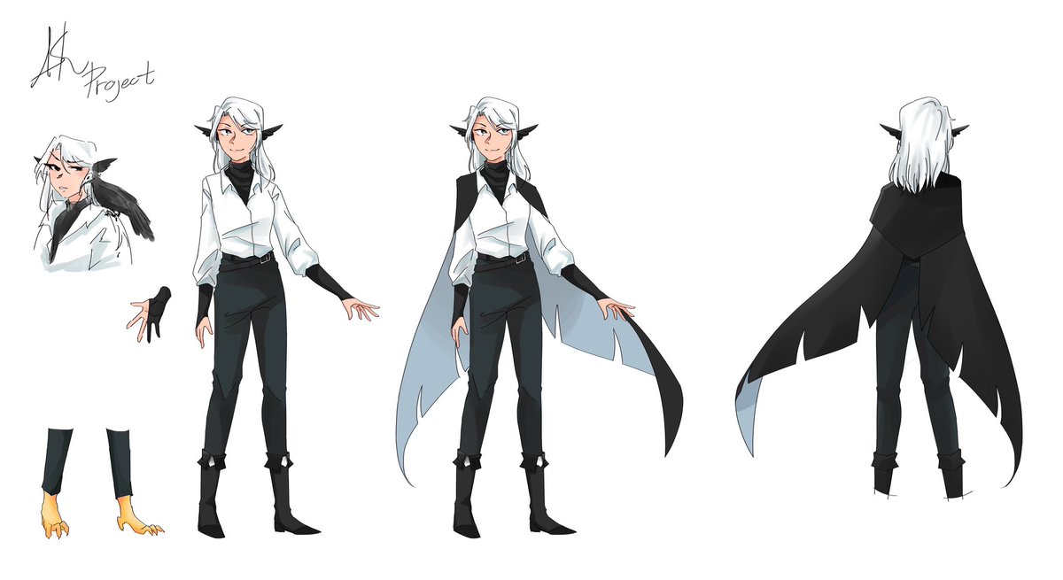 Ameth_ist's tweet image. Here is my first OC design
#characterdesign 
#conceptart