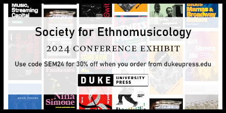 DukePress's tweet photo. #SEM2024 kicks off today! Check out our website for highlights of our latest books and journals on #Ethnomusicology #MusicStudies
https://t.co/IASC0iPYq8 https://t.co/IJ64BqCCz2