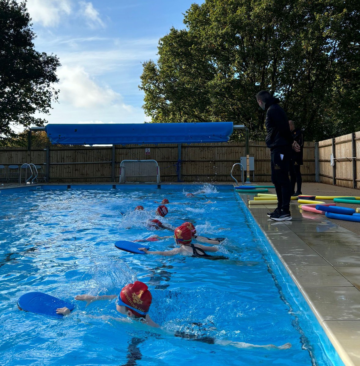 Our pupils made the most of their last few P.E lessons in our heated swimming pool today!

🏊 Y8 had a lesson on survival swimming
🏊 Y7 enjoyed a session of water polo
🏊 Y5 took part in front crawl time trials
🏊 Y2 were worked on their push &amp; glide