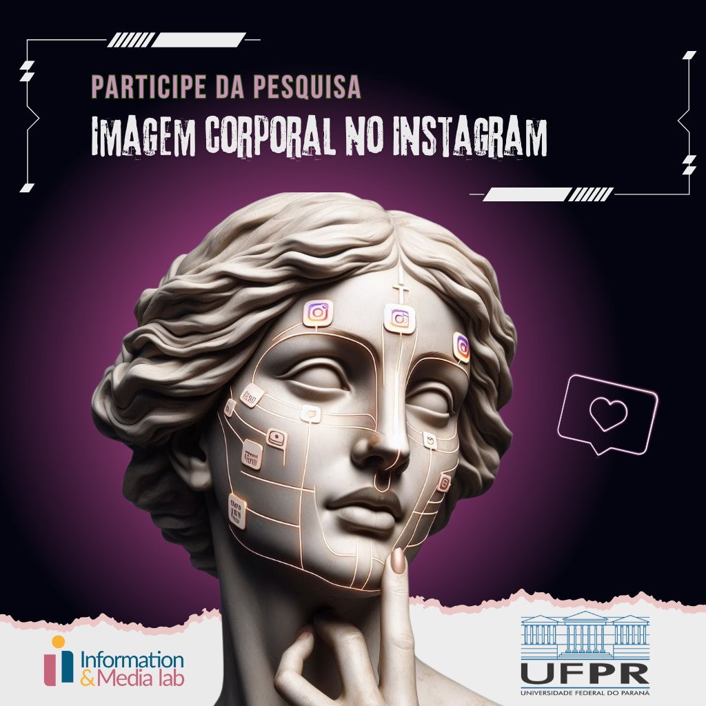 Participe da pesquisa “Imagem Corporal no Instagram” que está sendo por mim no Programa de Pós-graduação em Gestão da Informação (<a href="/ppggi/">poggi sylvain</a>) da <a href="/UFPR/">UFPR</a> . O nosso objetivo é compreender como os indivíduos utilizam o Instagram e as suas percepções sobre beleza e estética na plataforma.