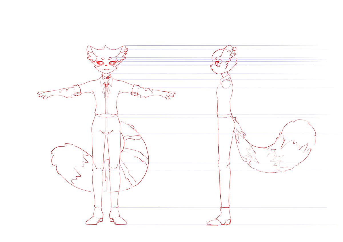 Ameth_ist's tweet image. Working on character sheet for my blender practice
#blender
#furry