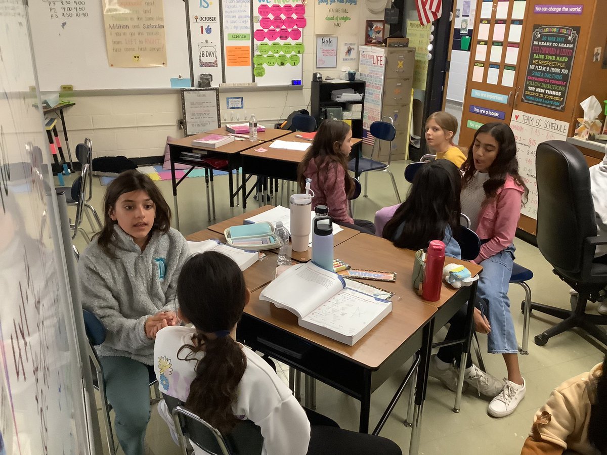MsPallotto's tweet photo. Number talks help to build flexibility with our overall number sense and helps us to recognize patterns for solving different operations! Check out all this thinking! https://t.co/gcE9PvqdQc