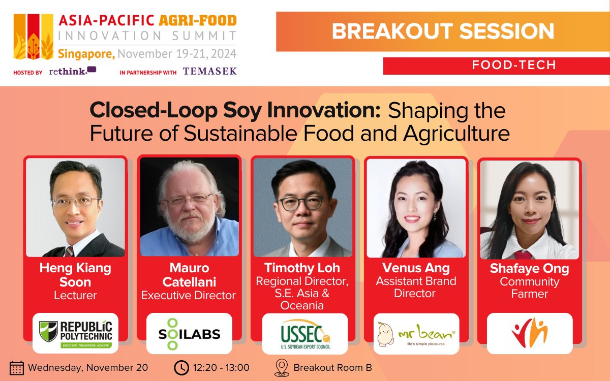 How can we leverage collaboration across the value chain to close the loop between okara (soy pulp) production and its waste?

Hear directly from the stakeholders within soy innovation exploring waste valorisation and sustainable farming: lnkd.in/ebsakhkv