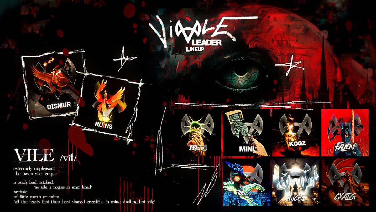 vilefeeling's tweet image. VILE LEADS