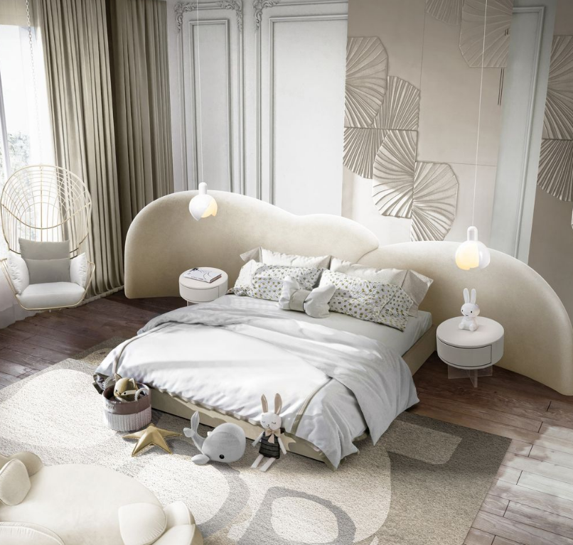 🇬🇧 Create a serene retreat with this neutral child’s bedroom!  A perfect blend of comfort and style, designed to inspire creativity and tranquility. With soft tones and playful elements, this space is all about cozy adventures!