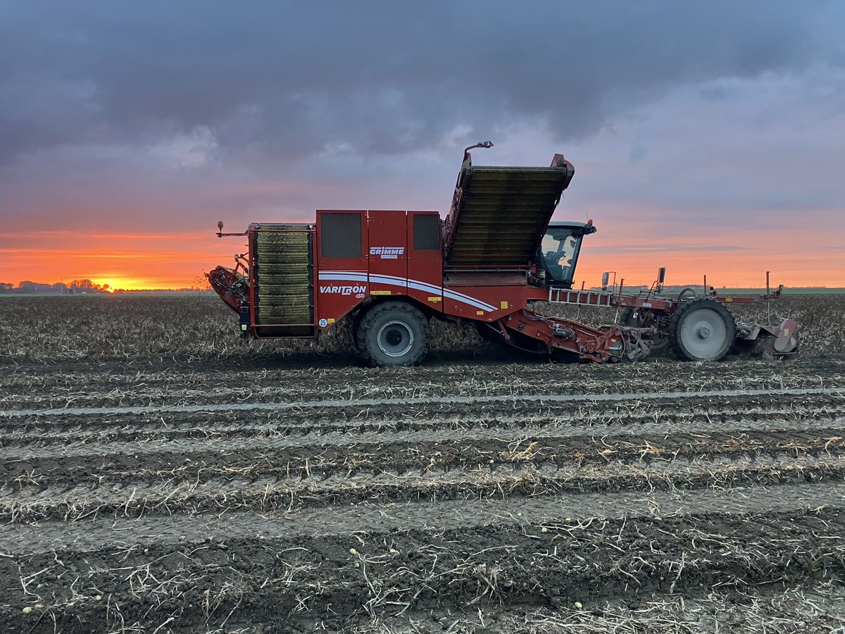 Weer een mooie dag om aardappels te rooien. #oogst24 #fotomomentje