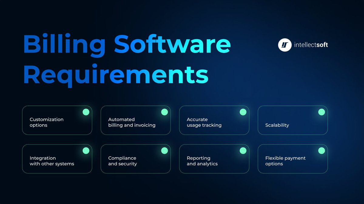Choosing between custom and ready-made billing software? 

Our article breaks it down, covering the 8 essential system requirements to boost efficiency and profits: intellectsoft.net/blog/how-to-de…