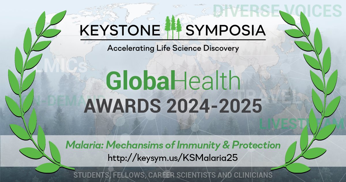 The Global Health Award deadline for our meeting on Malaria is rapidly approaching. Get your applications in before Oct. 21, 11:59pm MDT. Join us in Santa Fe, NM, USA this March! hubs.la/Q02TKzKK0 #KSMalaria25 #malariaimmunity #malariavaccine #diversity #globalhealth
