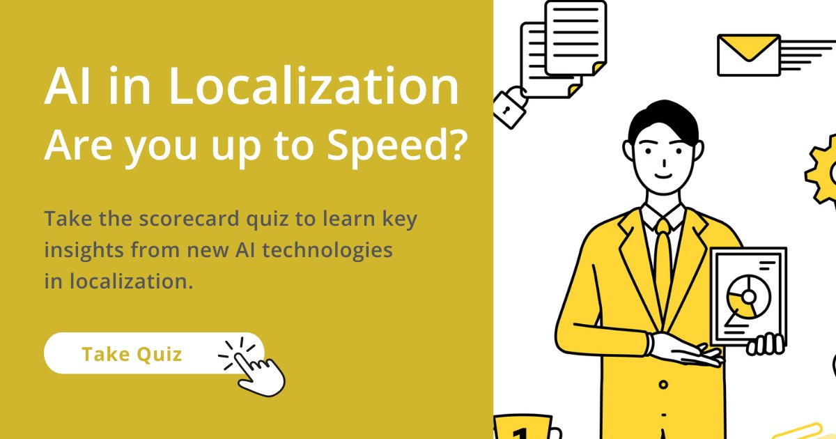 Are you going to #Locworld52 and want to know if your AI knowledge is up to speed? Take our scorecard to see how prepared you are for the new advancements in AI and how this impacts your localization plans. aiinlocalization.scoreapp.com

 #AI #Localization #Vistatec