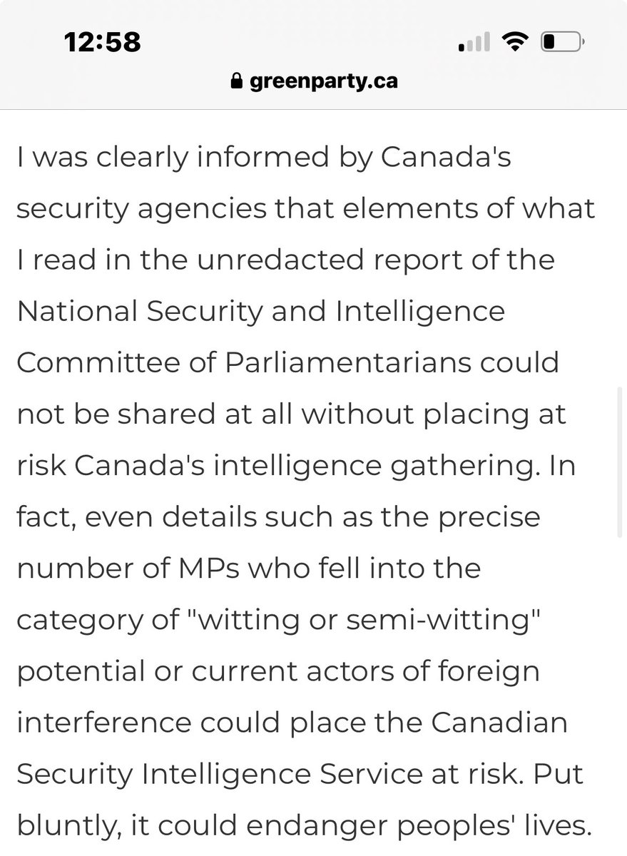 ItsDeanBlundell's tweet image. Green Party Leader Elizabeth May just put Pierre Poilievre in a body bag. 

The only logical reason PeePee won’t get his NatSec background check at this point? 

He knows he won’t pass it.