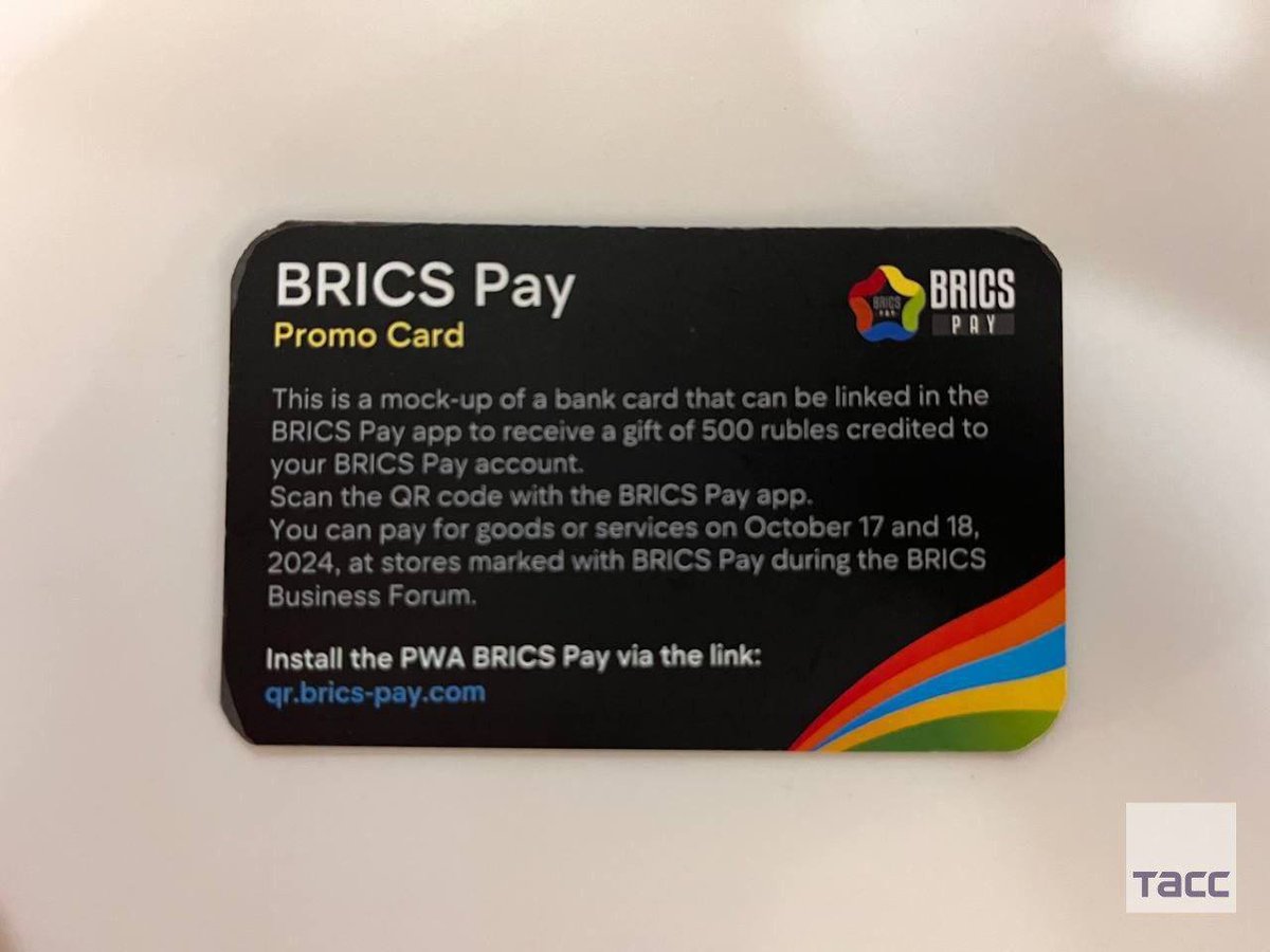 martypartymusic's tweet photo. BRICS News: #BRICS officially unveils a new demo of its payment system, #BRICS Pay. https://t.co/lsIleYUv3i