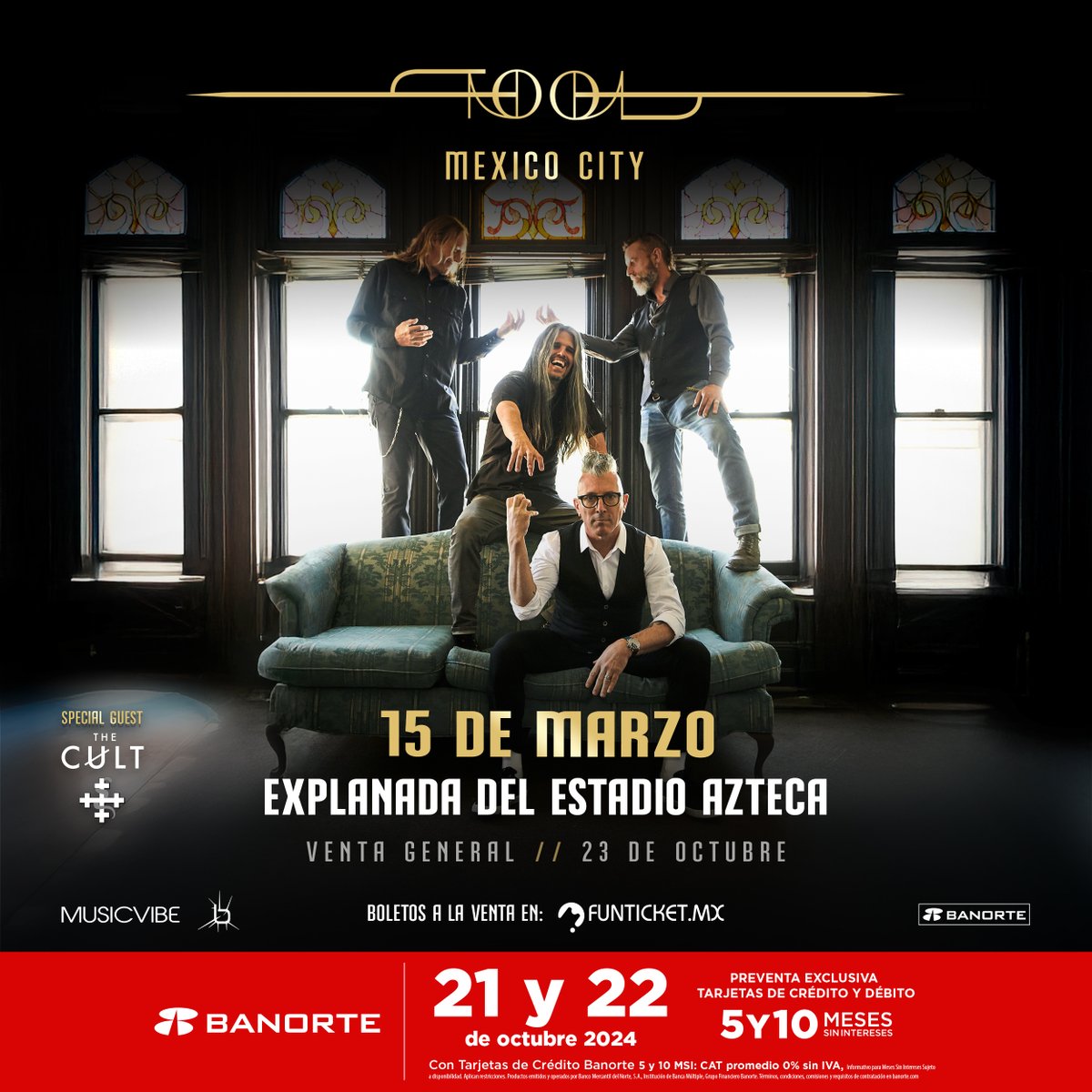 Funticket (@funticketmx) on Twitter photo ¡México, la espera ha terminado! <a href="/Tool/">TOOL effing TOOL</a> vuelve a nuestro país después de más de 10 años. Una de las leyendas más importantes del metal estará presente en la Explanada del Estadio Azteca el próximo 15 de marzo.
Adquiere tus entradas en @funticketmx ¡México, la espera ha terminado! <a href="/Tool/">TOOL effing TOOL</a> vuelve a nuestro país después de más de 10 años. Una de las leyendas más importantes del metal estará presente en la Explanada del Estadio Azteca el próximo 15 de marzo.
Adquiere tus entradas en @funticketmx