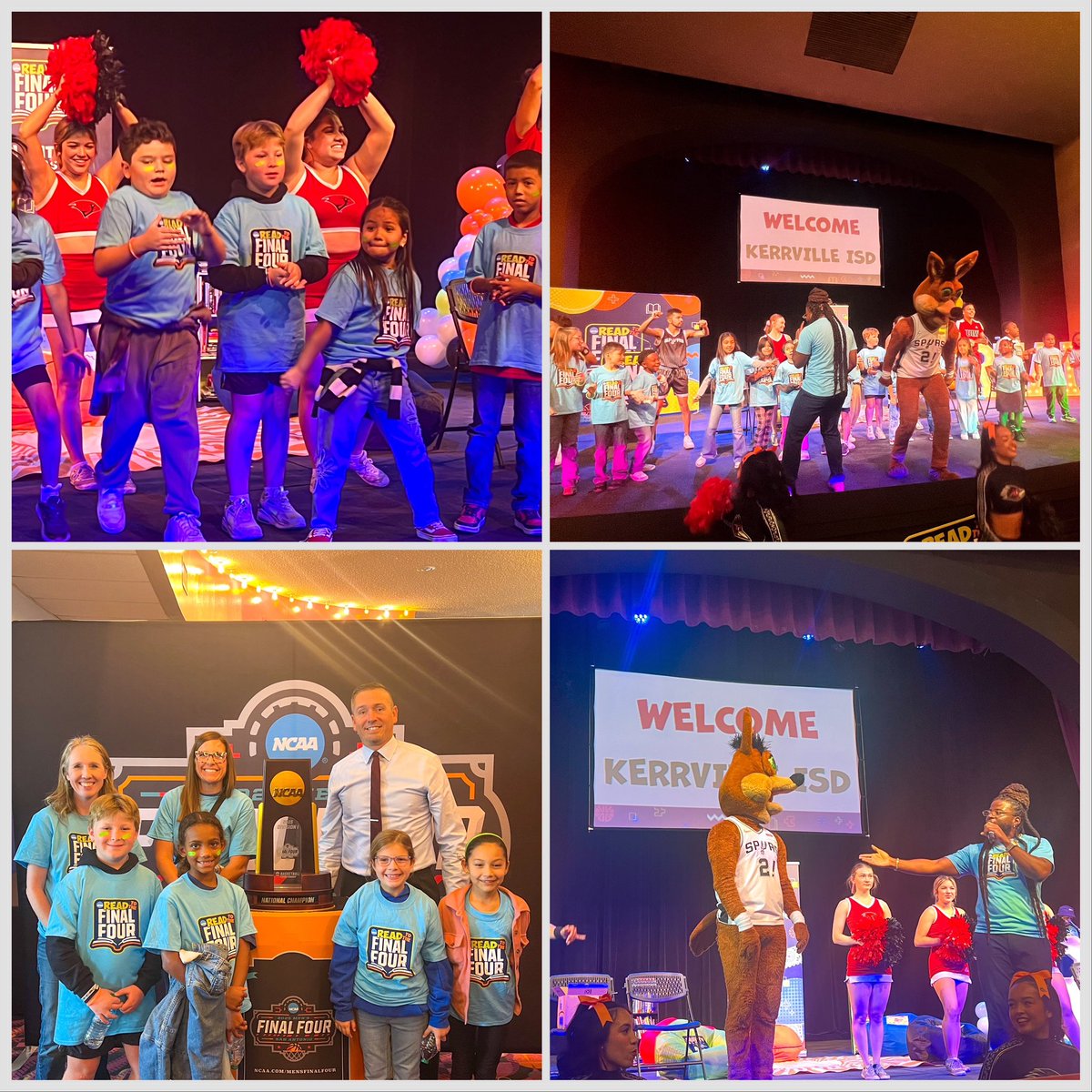 DrBrentRingo's tweet photo. Proud to have @kerrvilleisd partner with the @NCAA on Read to the Final Four Tournament @MarchMadnessMBB in San Antonio in 2025. Read to Succeed! @DanielsES_KISD @StarkeyES_KISD @TESgenacr @NimitzES_KISD The future is 🌟 bright in KISD! #TFND #KISDinspires https://t.co/HZrjJRxoHe