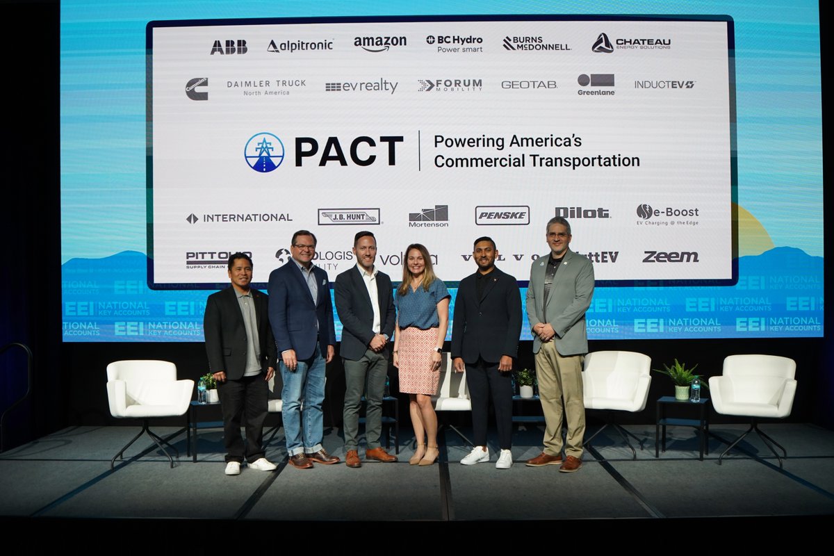 <a href="/PACTCoalition_/">Powering America’s Commercial Transportation(PACT)</a> and EEI join forces to accelerate access to charging infrastructure for Class 6–8 electric trucks. Learn more: bit.ly/4dM9ho9