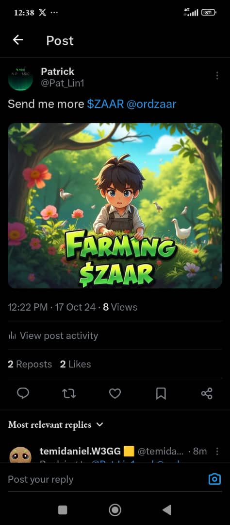 Am with $ZAAR plus <a href="/OdinSwap/">OdinSwap</a> and <a href="/ordzaar/">Ordzaar</a> = #ZAAR. 
let's make it real by typing SEND $ZAAR in my comment section